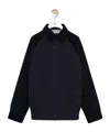 Loewe Wool And Cotton Corduroy Hybrid Overshirt In Blue