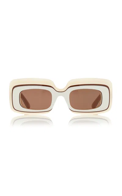 Loewe Ibiza Acetate Sunglasses In White