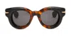 Loewe Inflated Round - Dark Havana Sunglasses In Black
