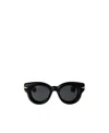 Loewe Inflated Round-frame Sunglasses In Black