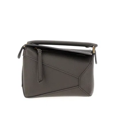Loewe Puzzle Edge Mini Bag In Grey