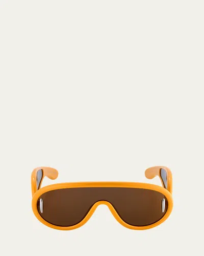 Loewe Injected Sunglasses W/ Anagram In Yellow