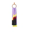 Loewe Inlaid Woven Scarf In Multicolor