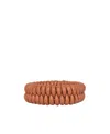 Loewe Interlock Bangle In Calfskin