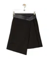 Loewe Irregular Skirt In Black
