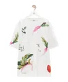 Loewe Item O-neck Short-sleeved T-shirt In White