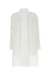 Loewe Generously Cut Blouse In Lightweight Fabric In White