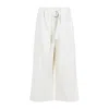 Loewe Ivory Relaxed Flat Front Pants In White