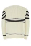 LOEWE IVORY WOOL BLEND SWEATER