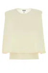 Loewe Wool Sweater Sweaters And Cardigans White In Neutral