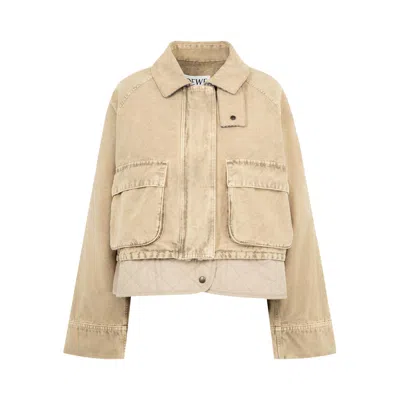 Pre-owned Loewe Jacket 'beige' | Tan | Women's Size 36 In Brown