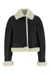 LOEWE BLACK SHEARLING JACKET