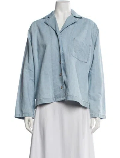 Pre-owned Loewe Jacket In Blue