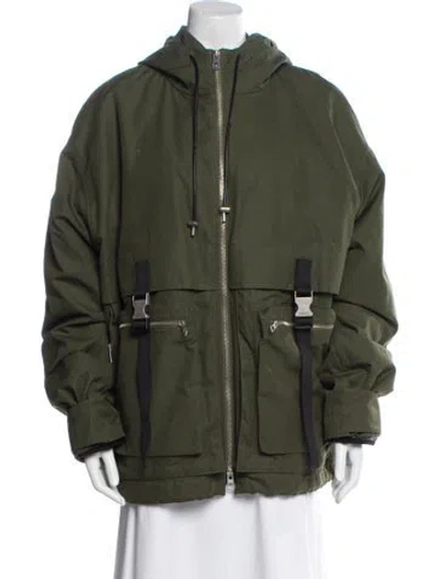 Pre-owned Loewe Jacket In Green
