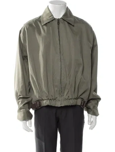 Pre-owned Loewe Jacket In Green