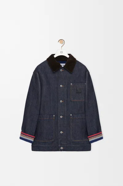 Loewe Jacket In Denim In Multi