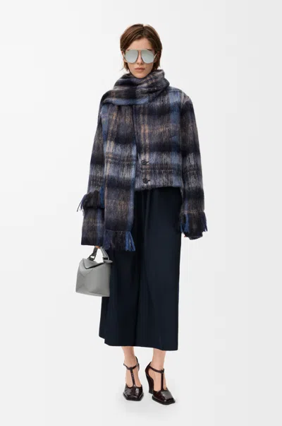 Loewe Jacket In Mohair And Wool Blend Size:40 For Woman In Multi