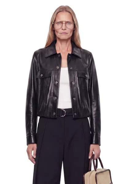 Loewe Jacket In Nappa Lambskin In Black