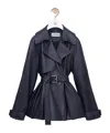 Loewe Jacket In Nappa Lambskin In Blue