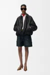 Loewe Nappa Lambskin Leather Jacket In Black