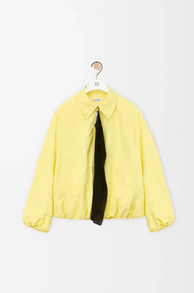 Loewe Jacket In Technical Fabric In Yellow