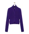Loewe Jacket In Technical Knit In Purple