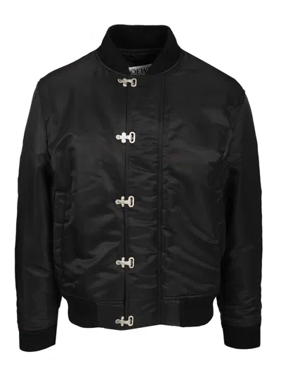 Loewe Long Sleeve Casual Jacket In Black