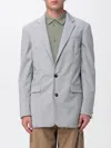 Loewe Jacket Men Grey In Gray