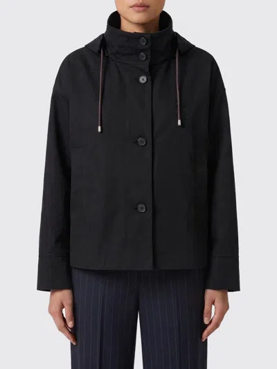 Loewe Cotton And Silk Jacket In Black
