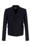Loewe Giacca In Lana Blu Navy Uomo In Blue