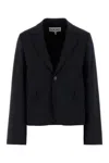 Loewe Navy Blue Wool Blazer In Blue