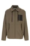 Loewe Hooded Jacket In Green