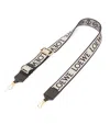 Loewe Jacquard Anagram Bag Strap In Black