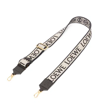 LOEWE JACQUARD ANAGRAM BAG STRAP