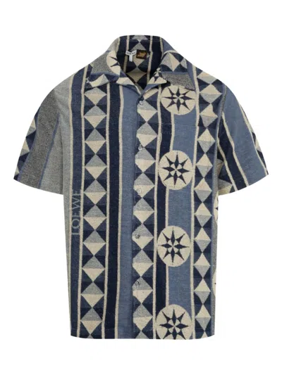 LOEWE JACQUARD COTTON SHIRT