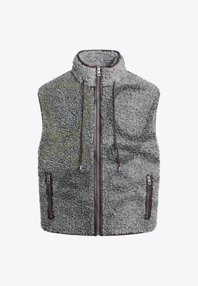 LOEWE JACQUARD VEST WITH ANAGRAM-PATTERN