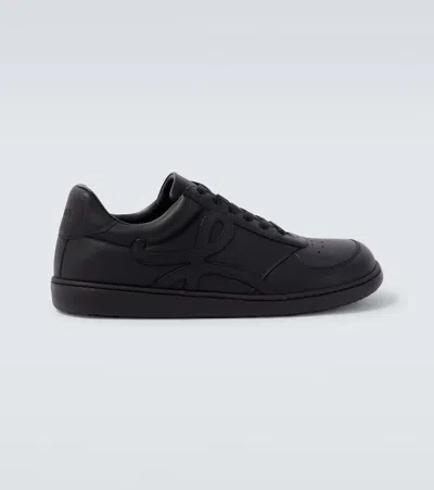 LOEWE JAMBO LEATHER SNEAKERS