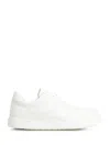 Loewe Jambo Sneaker In Soft Grained Calfskin Sneakers White In White