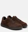 Loewe Jambo Suede Sneakers In Brown