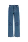 Loewe Anagram Baggy Jean In Blue