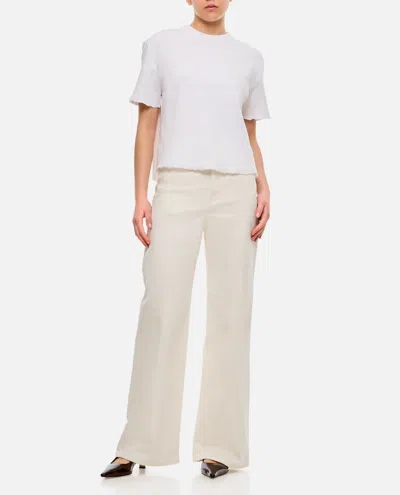 Loewe Jeans Crafted In Medium-weight Washed Cotton Denim In White