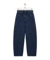 Loewe Jeans In Cotton In Blue