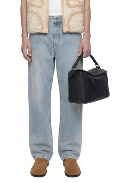 Loewe Jeans In Denim In Blue