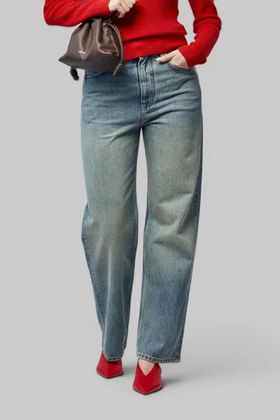 Loewe Jeans In Denim In Blue
