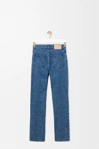 Loewe Jeans In Denim Size: 44 For Man In Blue
