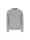 Loewe Anagram Logo-embroidered Wool Sweater In Gray