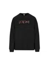 Loewe Logo Embroidery Crewneck Sweatshirt