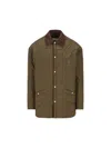 Loewe Long-sleeved Casual Jacket In Green