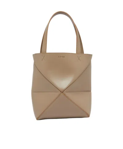 Loewe Jigsaw Mini Crossbody Bag In Sand-colored