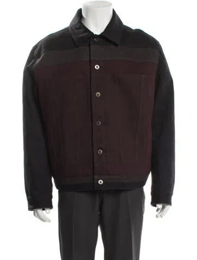 Pre-owned Loewe Josef Albers' Denim Jacket In Brown